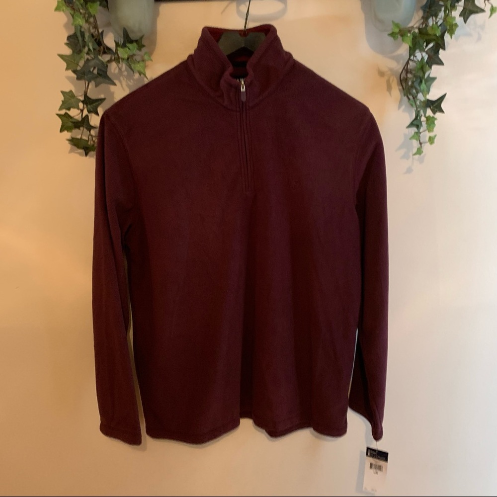 Chaps Mock Neck 1/4 Zip -  NWT